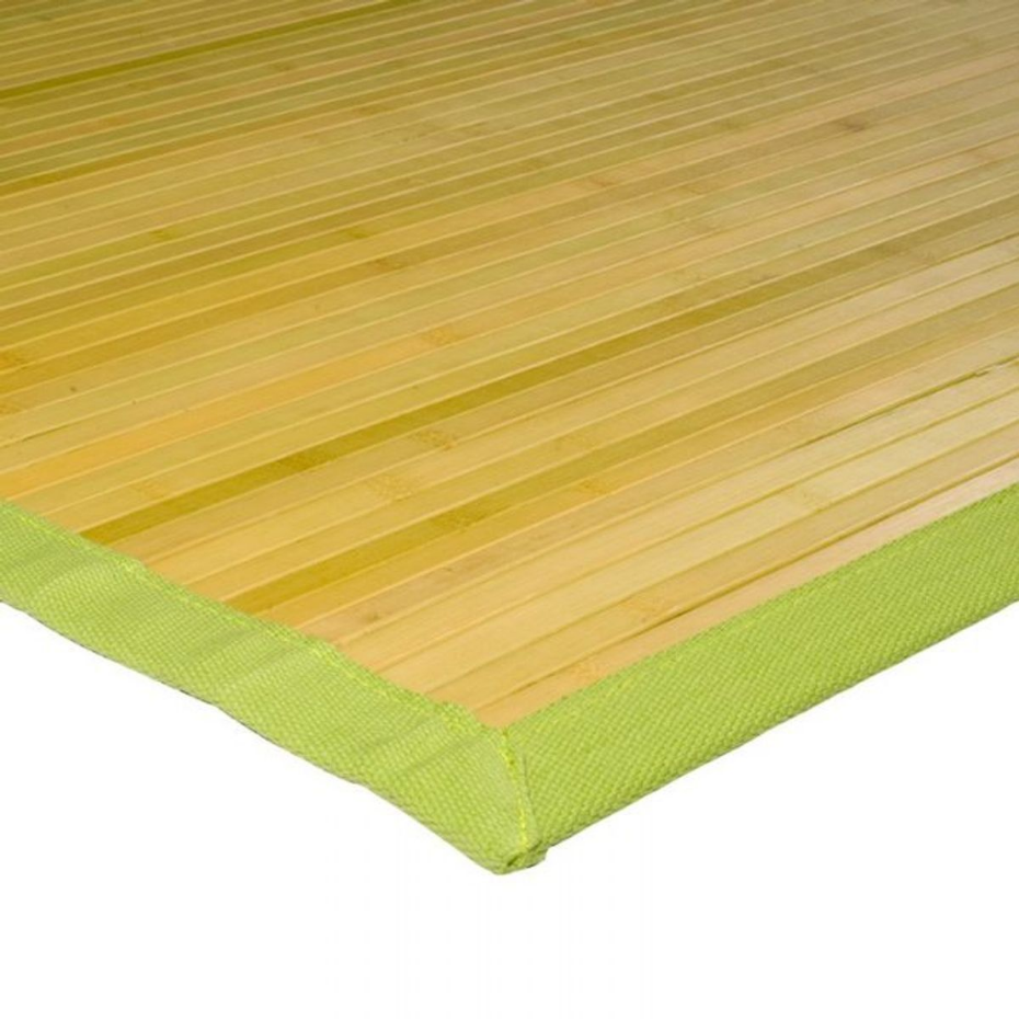 Tapis en bambou larges lattes ganse SOLO BAMBOO