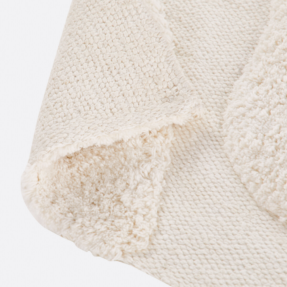 Tapis 100% coton, Limestone