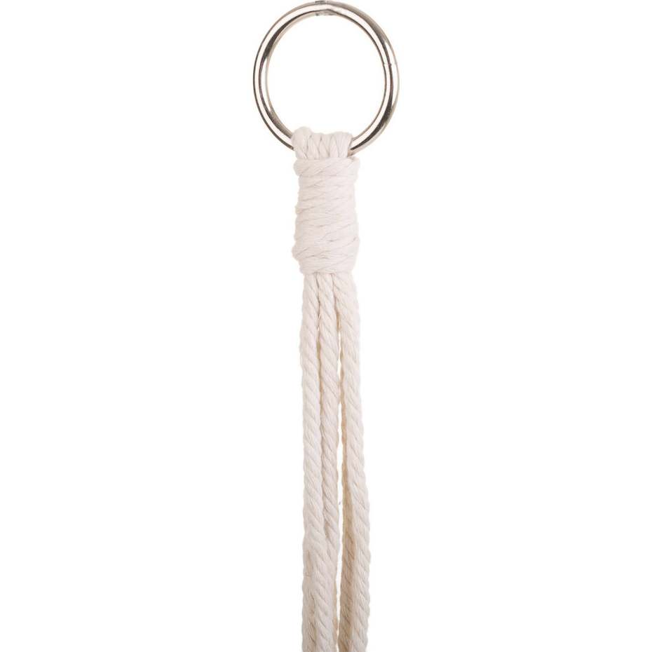 Suspension ronde en fibre naturelle