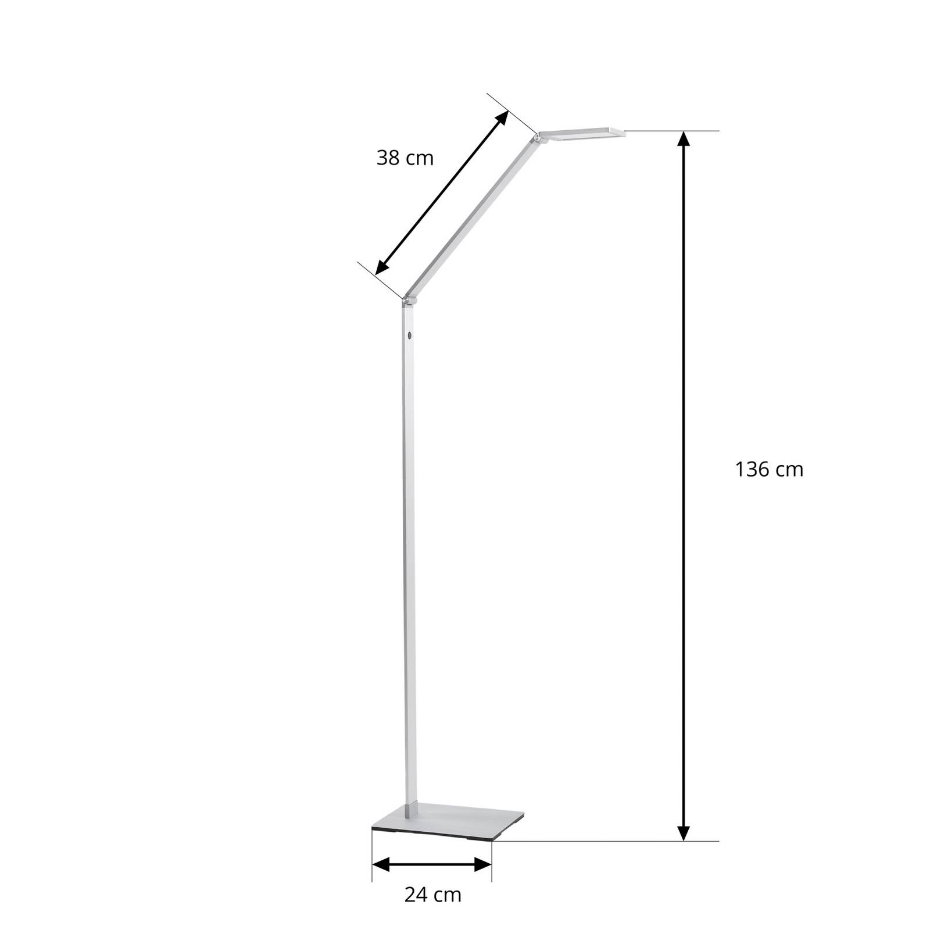 Lampadaire en aluminium moderneLED, Resi