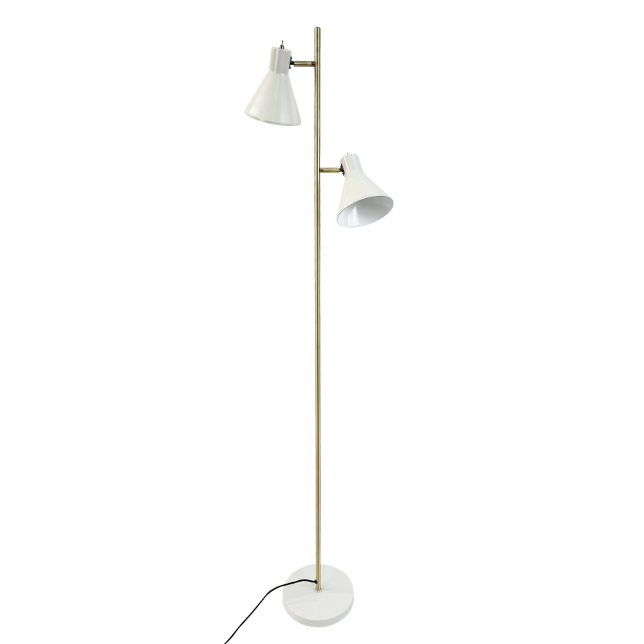 Lampadaire en Métal, crème blanc SLEEP