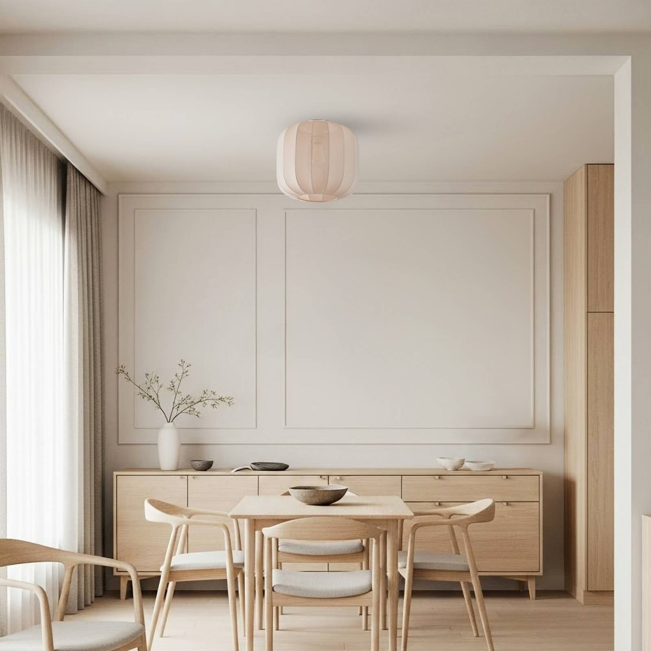 Plafonnier en textile scandinave, Helin