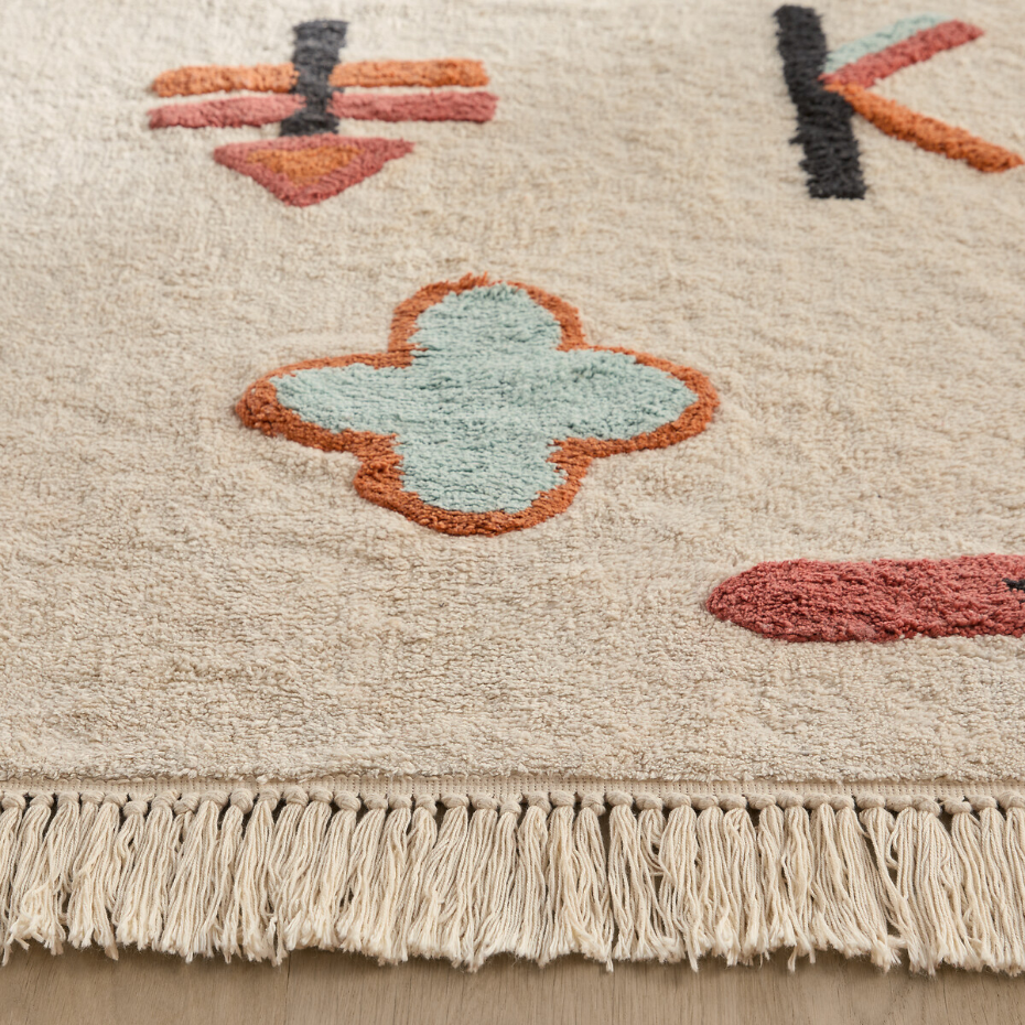 Tapis enfant coton biologique, Ivica