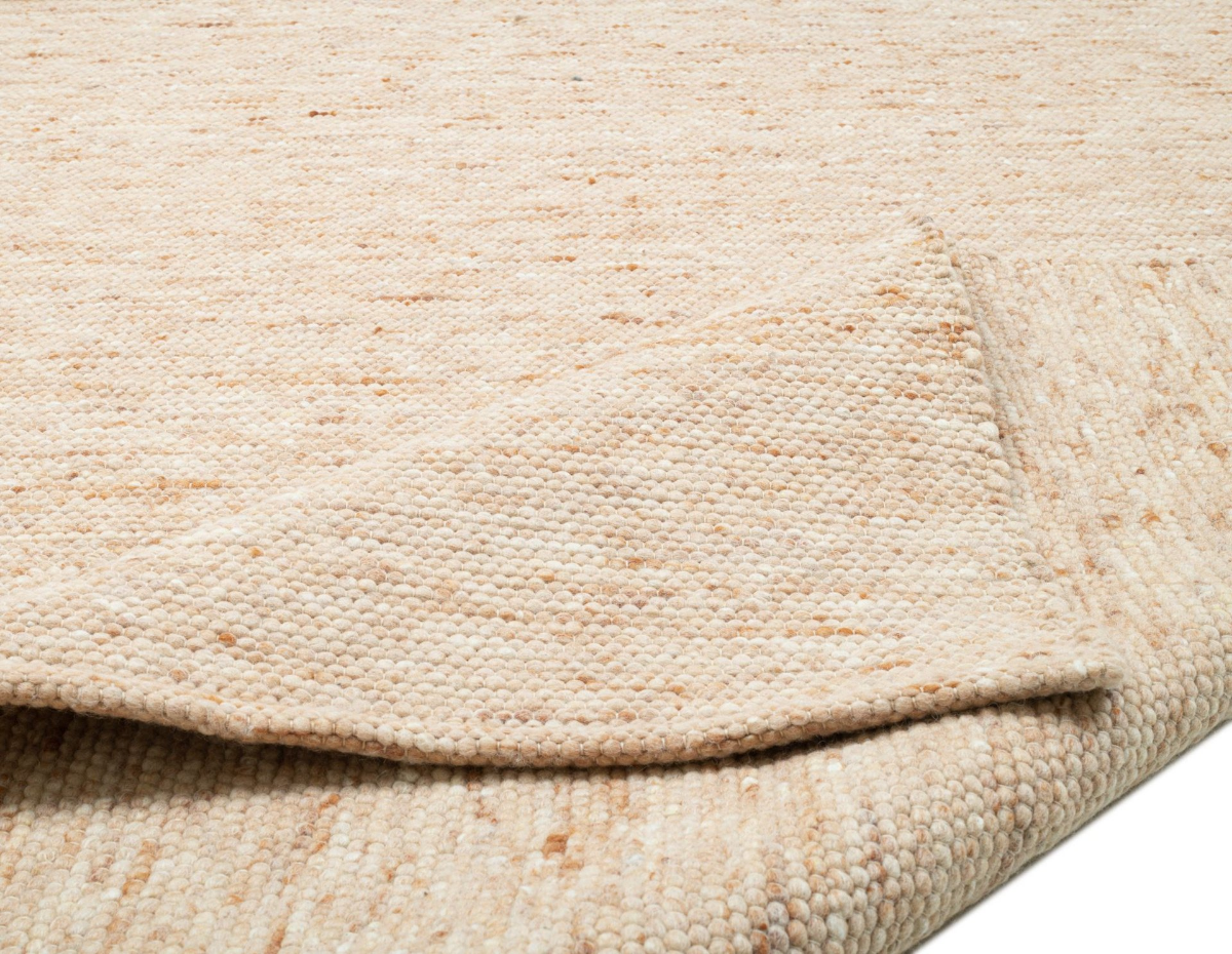 Tapis réversible en laine foulée tissé à la main aux couleurs vives - Hoernum