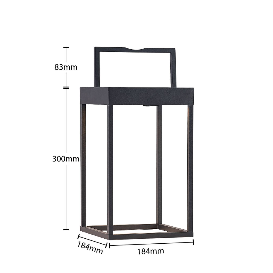 Lampe solaire en aluminium moderneLED, Lynzy