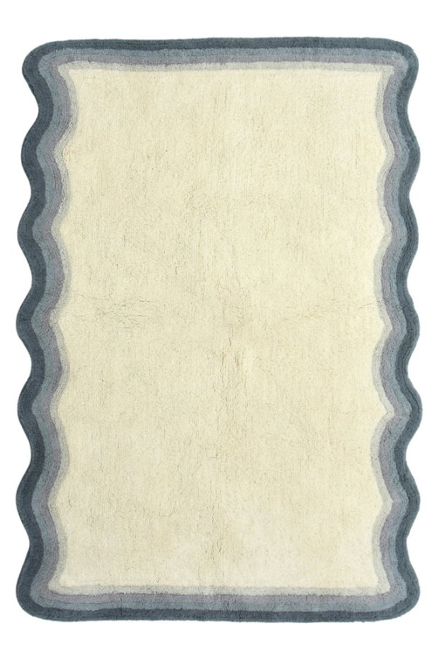 Tapis enfant en coton BISCUIT
