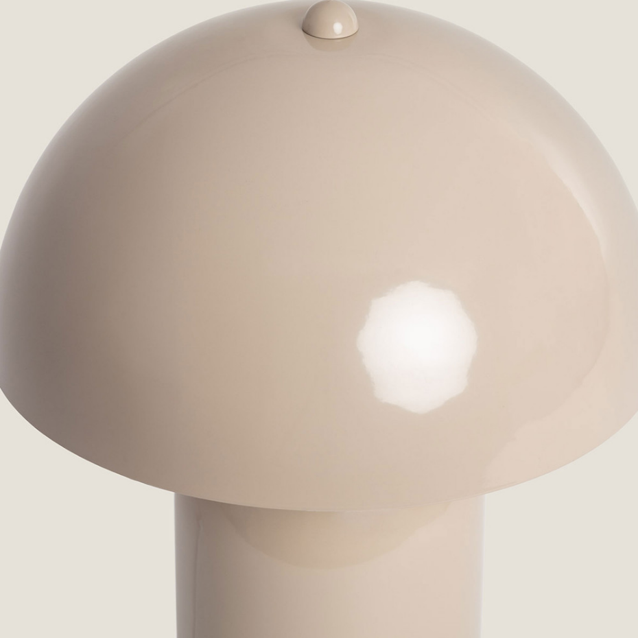 Lampe à poser champignon en métal- ARTO
