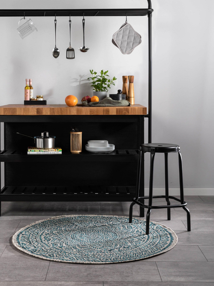 Tapis d'extérieur & intérieur rond CLEO