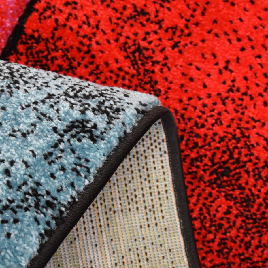 Tapis salon et chambre tissé motif géométrique LYN8 GEOME