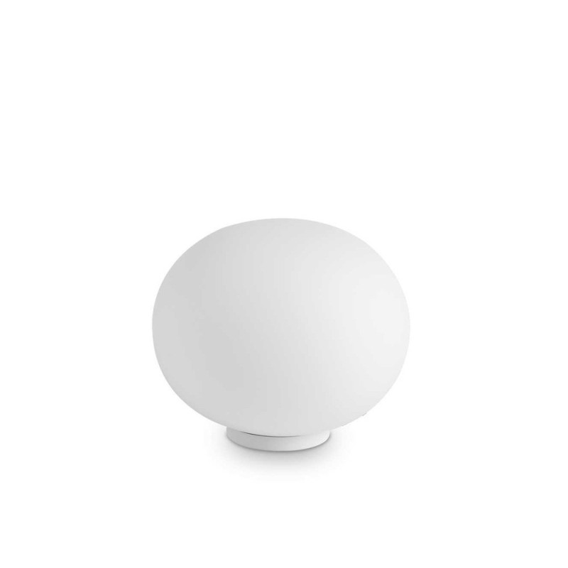 Lampe à poser globe verre soufflé blanc Diam.30 Yoga