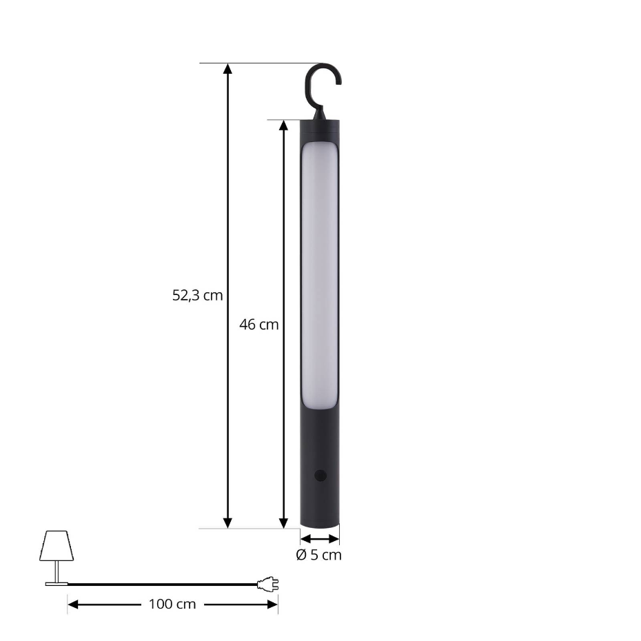 Luminaire de terrasse LED, Kompis