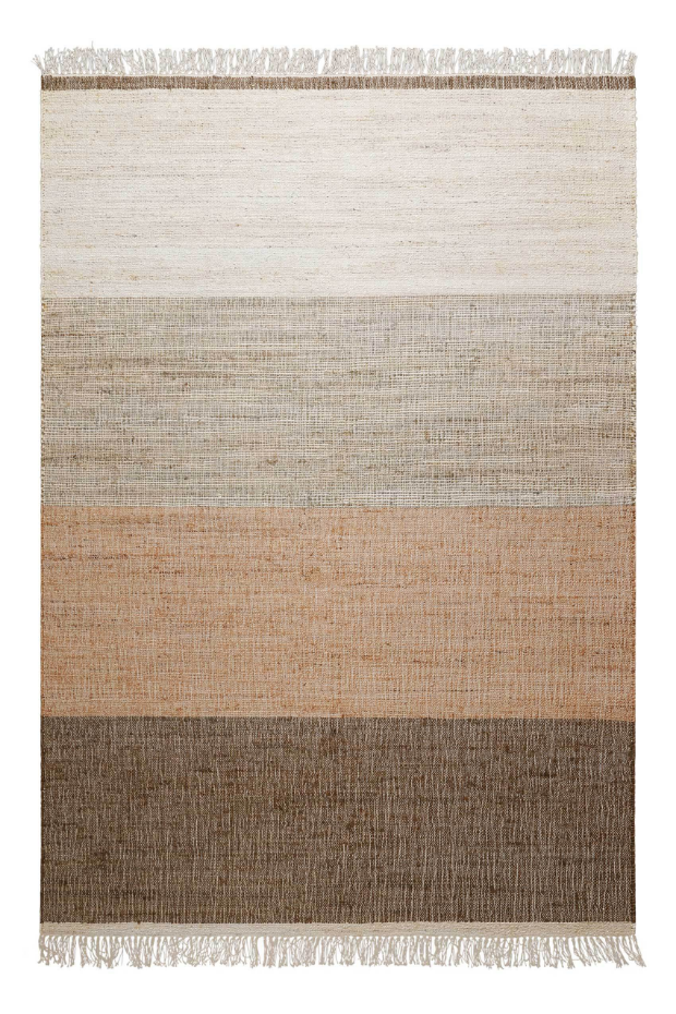 Tapis jute à rayures rectangulaire ,  VITO