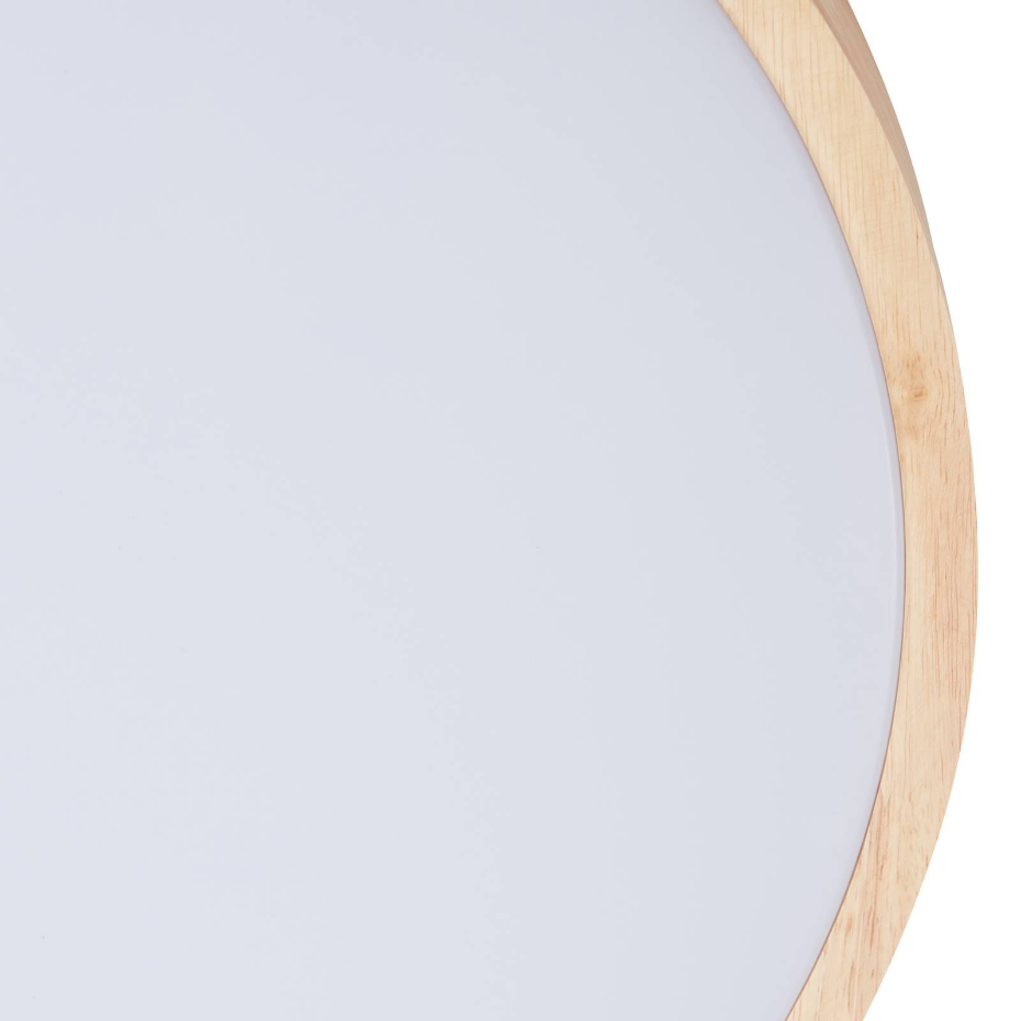 Plafonnier connecté en bois moderneLED