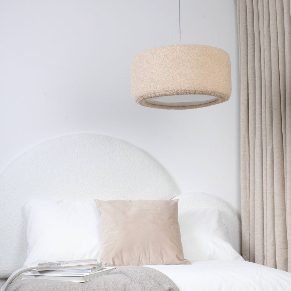 Suspension nuage en tissu peluche rond Cloud