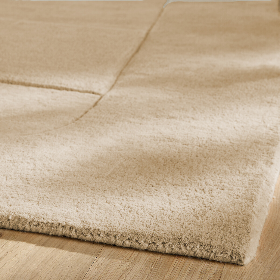 Tapis contemporain laine, tufté main, Sahil