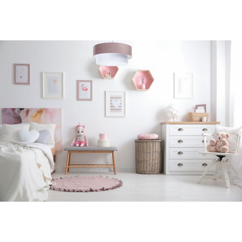 Suspension en tissu Duo élégant