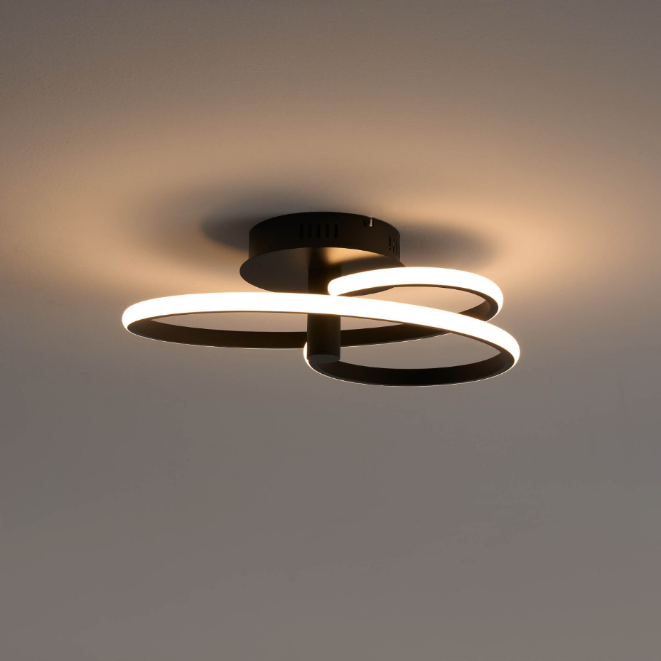 Plafonnier moderne avec cercles LED - KEANE