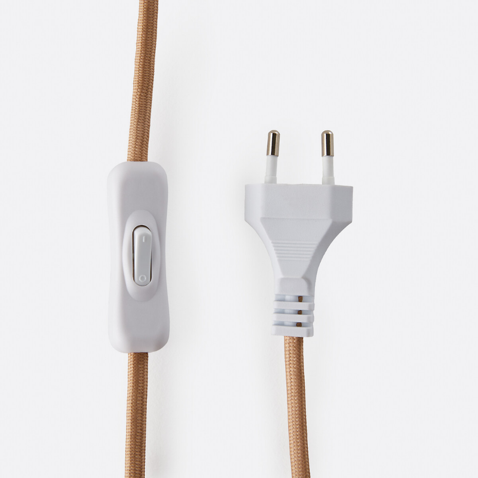 Lampe à poser céramique et lin, Dehen
