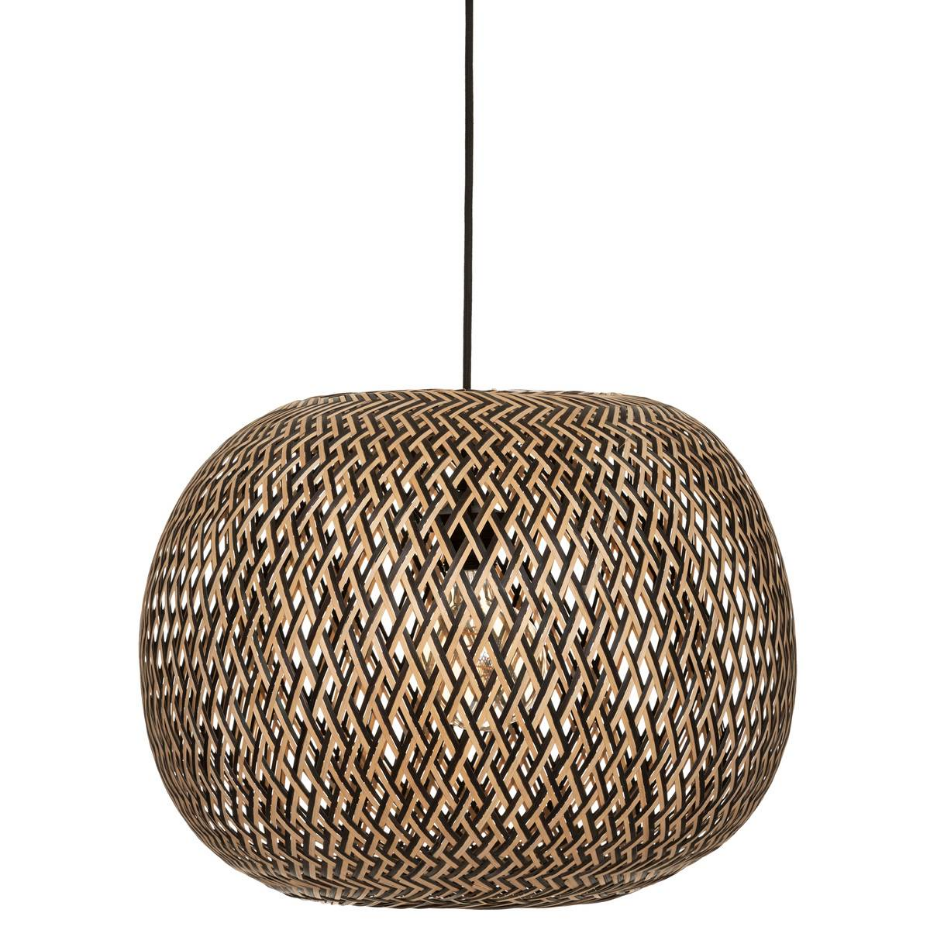 Suspension bambou tressé design ethnique SINAI