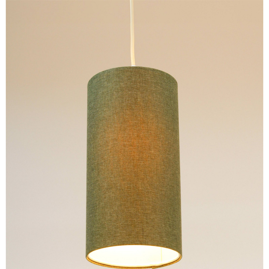Suspension en lin rond Boho Elegant