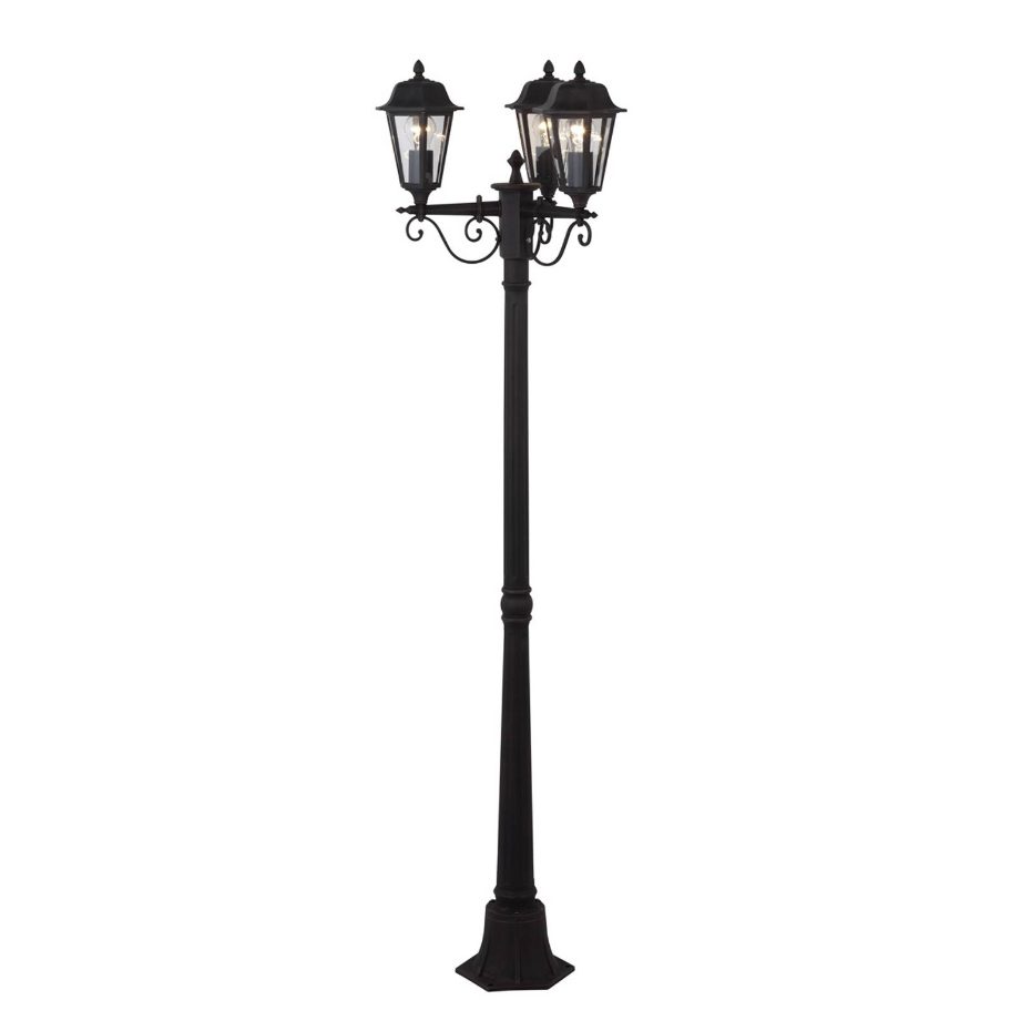 Lampadaire extérieur en aluminium antique