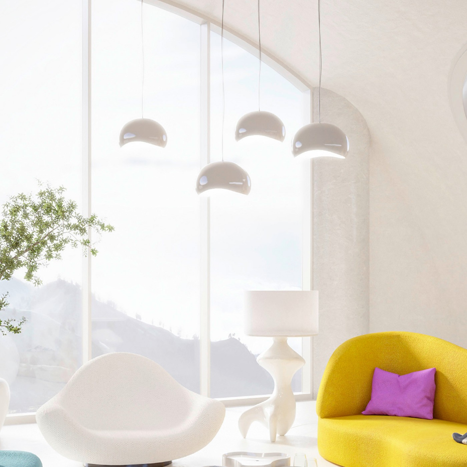 Suspension en fibre de verre 45cm, CLOUD BEAM
