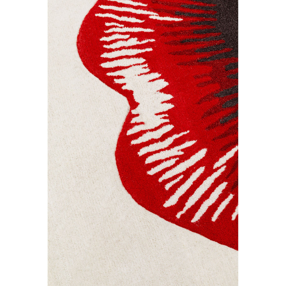 Tapis lèvres en coton et viscose