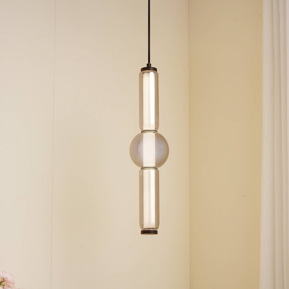 Suspension en verre moderneLED, Savete