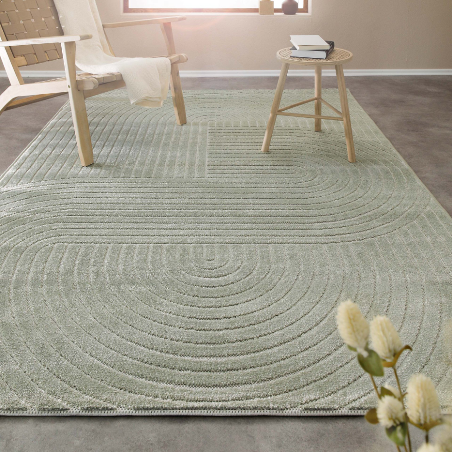 Tapis moderne relief doux Bacalar ,  Bacalar