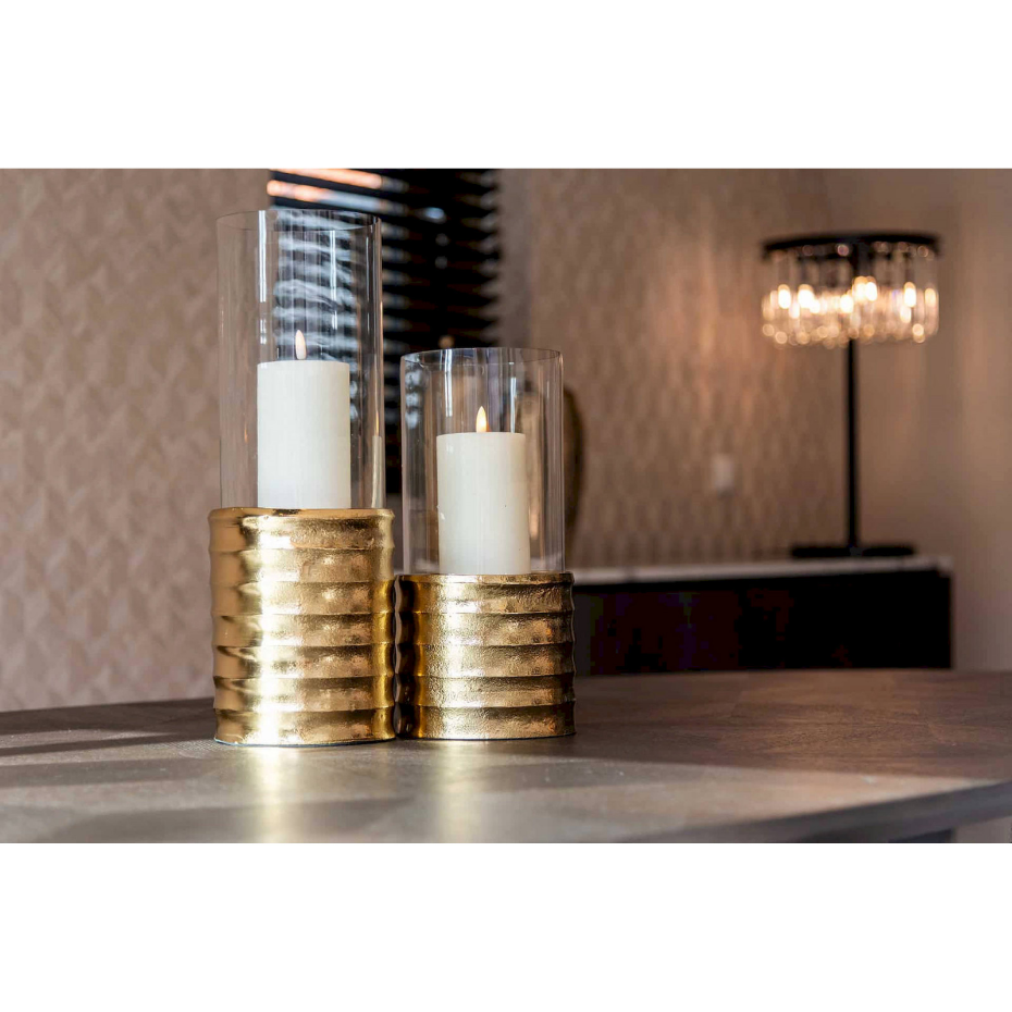Lampe de table en fer et cristal Richmond Decoration