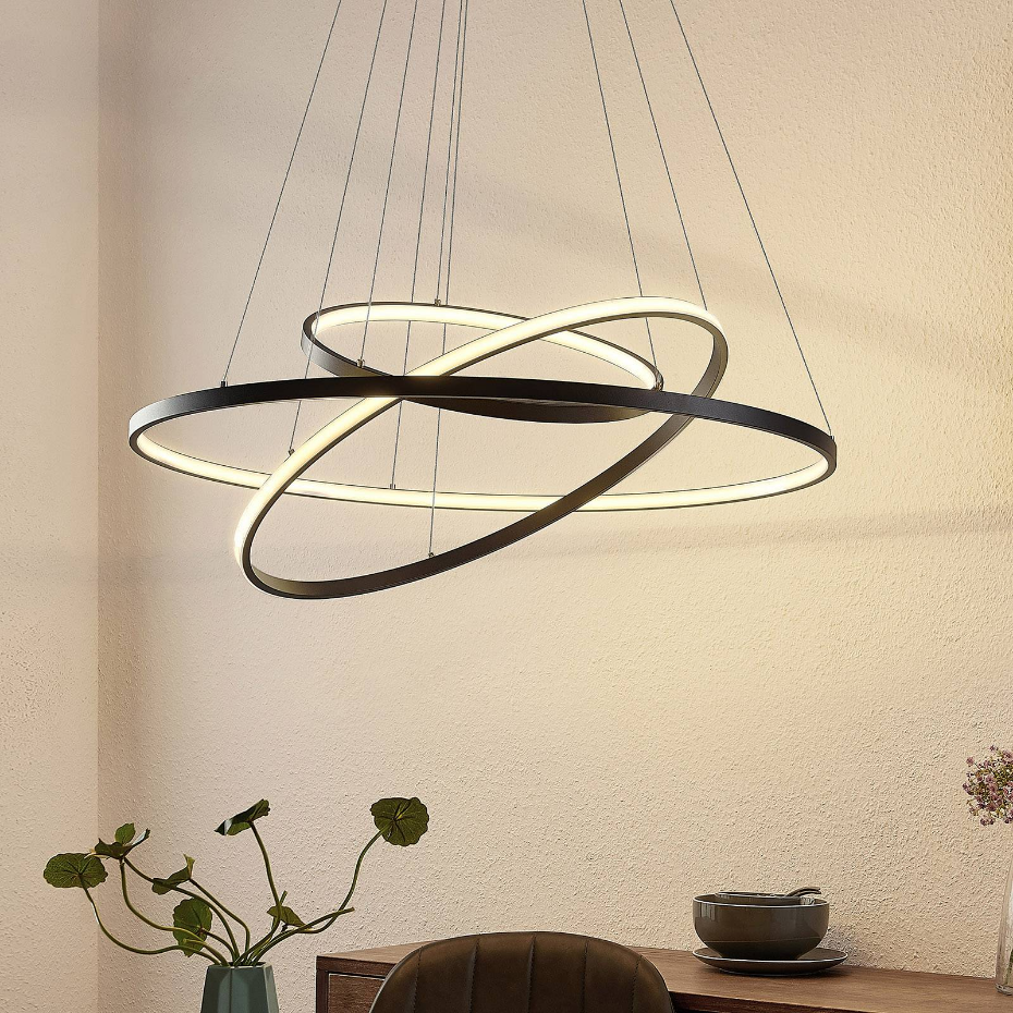 Suspension en métal moderneLED, Ezana