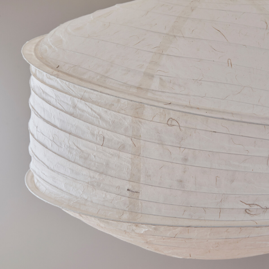 Suspension en papier texturé, diamètre 68 cm, NASSAH
