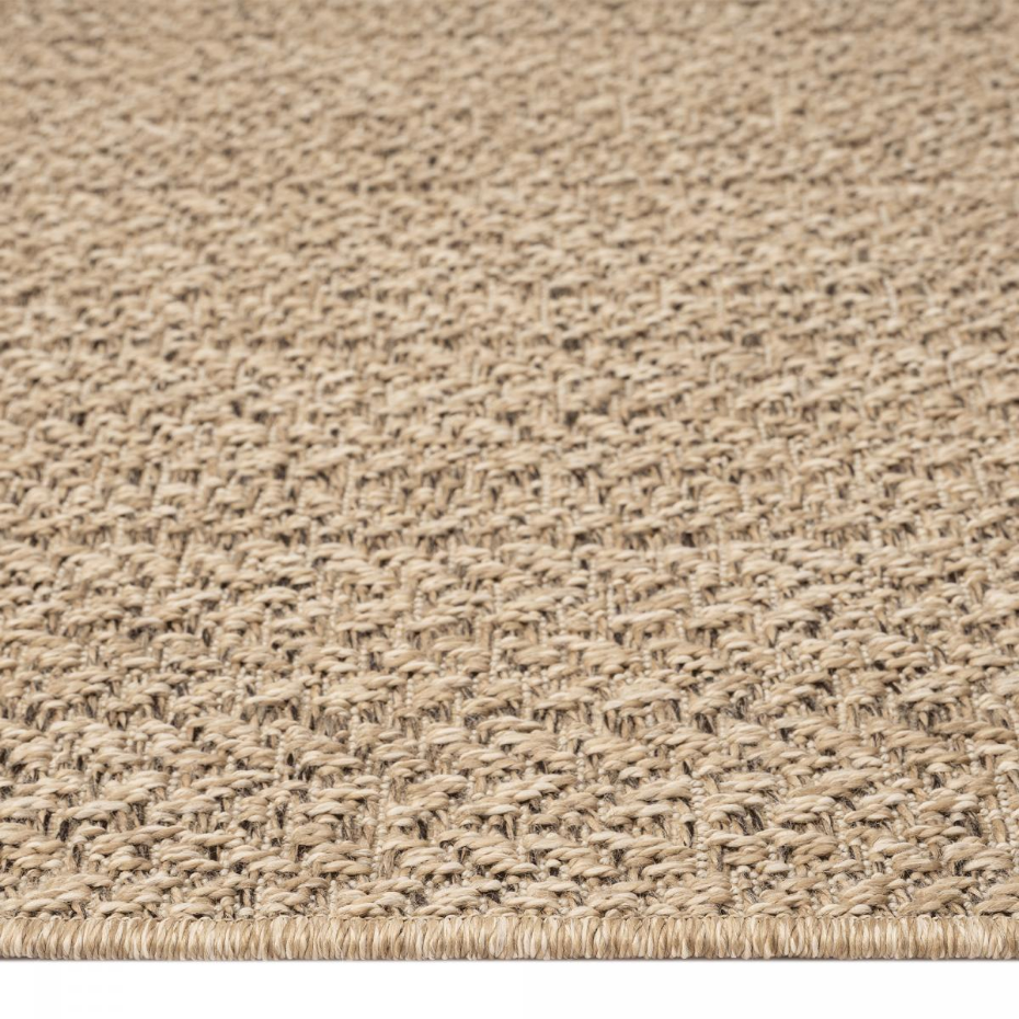 Tapis extérieur intérieur LYN13 REZY aspect jute ton sur ton