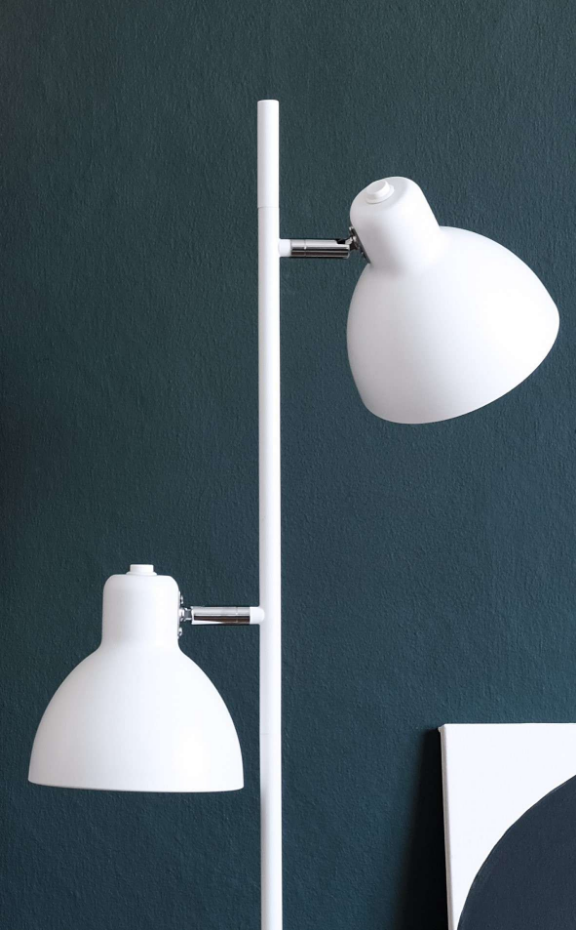 Lampadaire en Métal à deux points lumineux SKAGEN