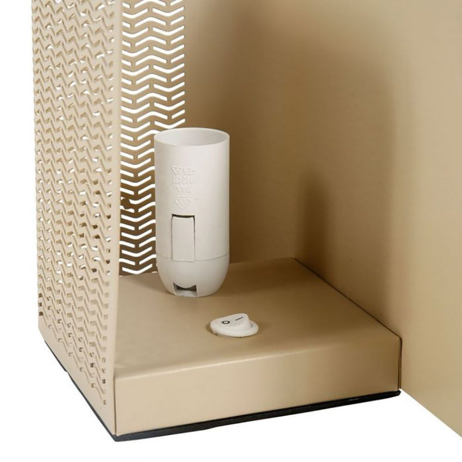 Lampe bureau métal Aladin noisette