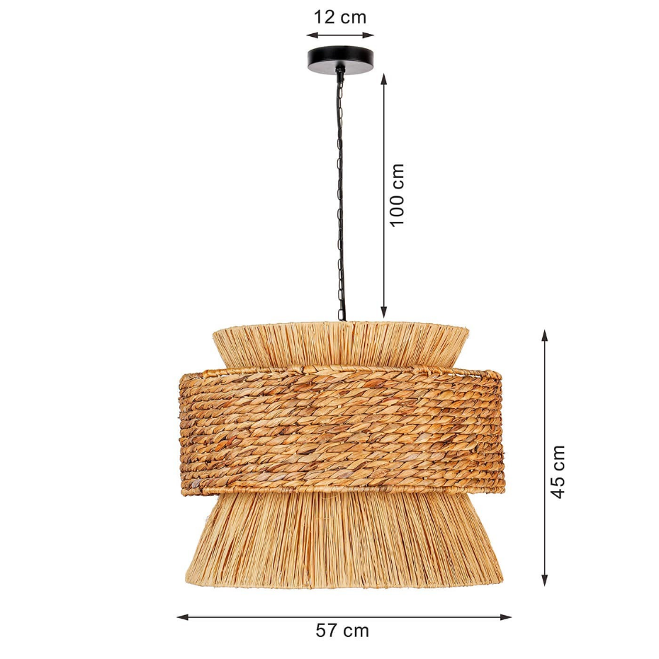 Suspension en rotin 57cm, CAMPO