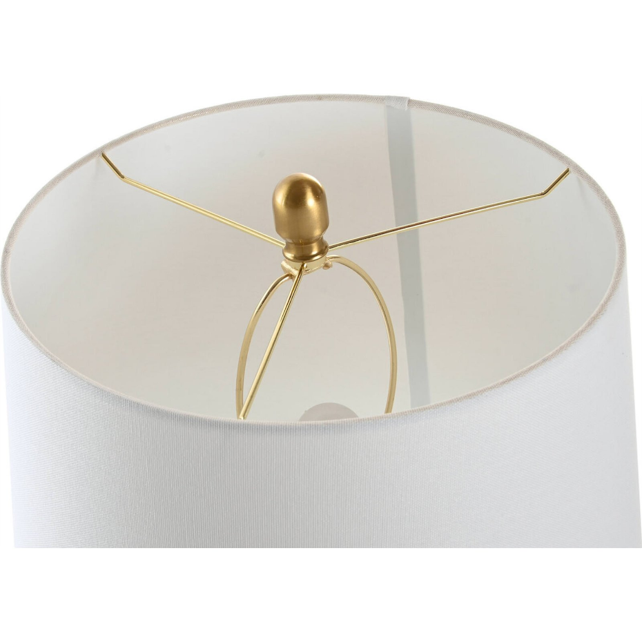 Lampe de table ronde en céramique Glam