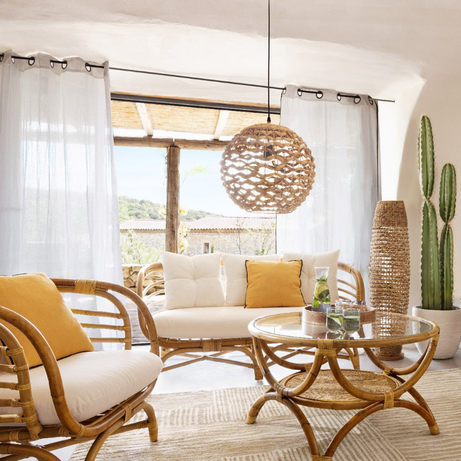 Lampadaire corde tressée SAND