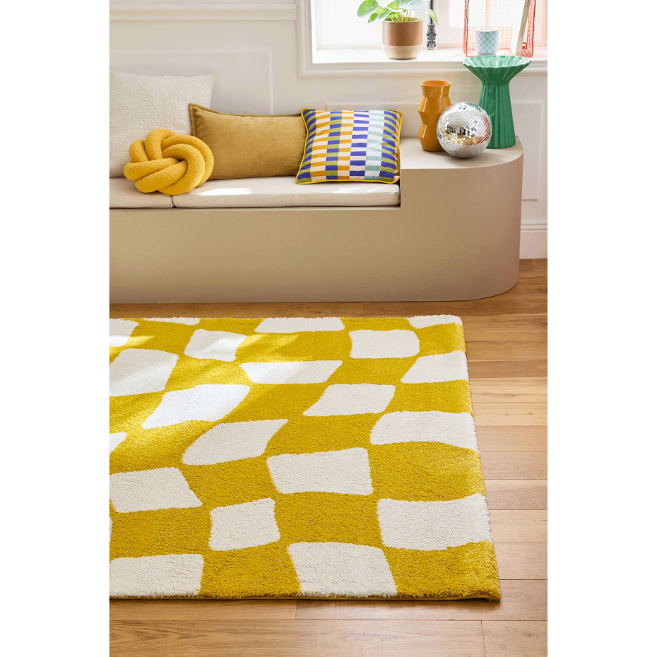 Tapis rectangulaire en polypropylène GROOVY