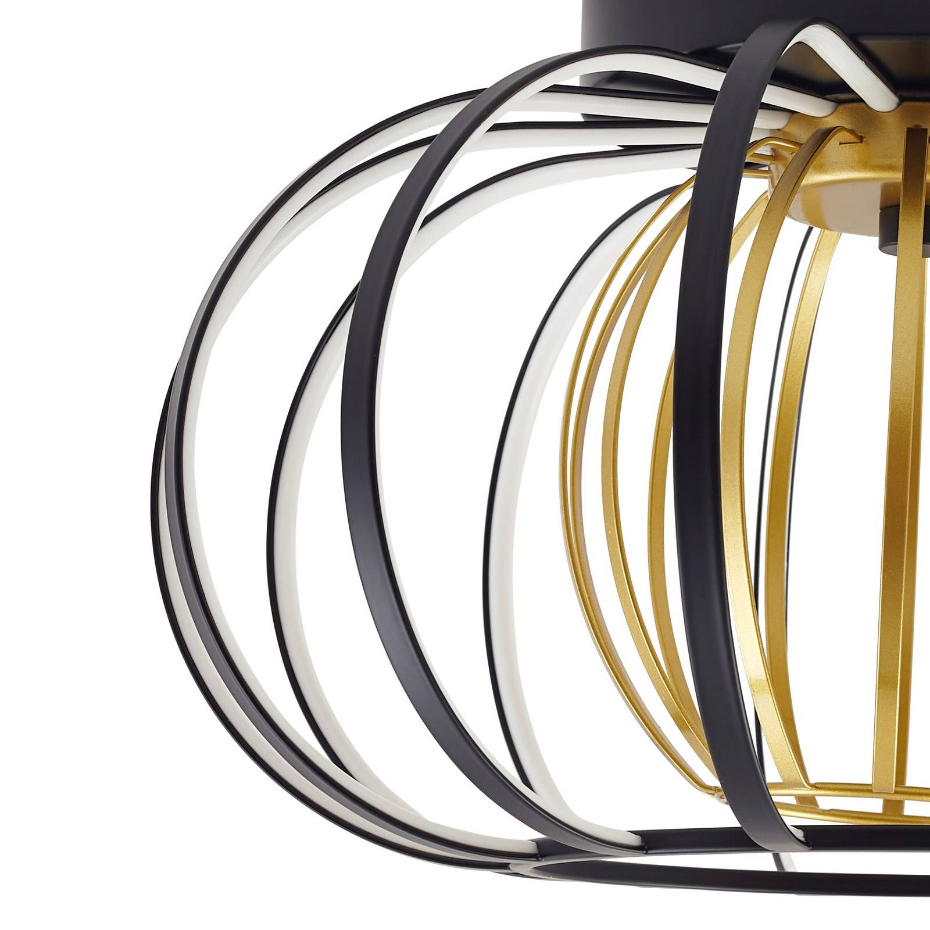 Plafonnier en métal moderneLED, Birger