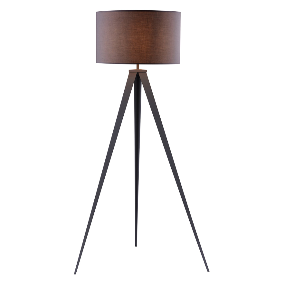 Lampadaire Intérieur Trépied Métal ROMANZA