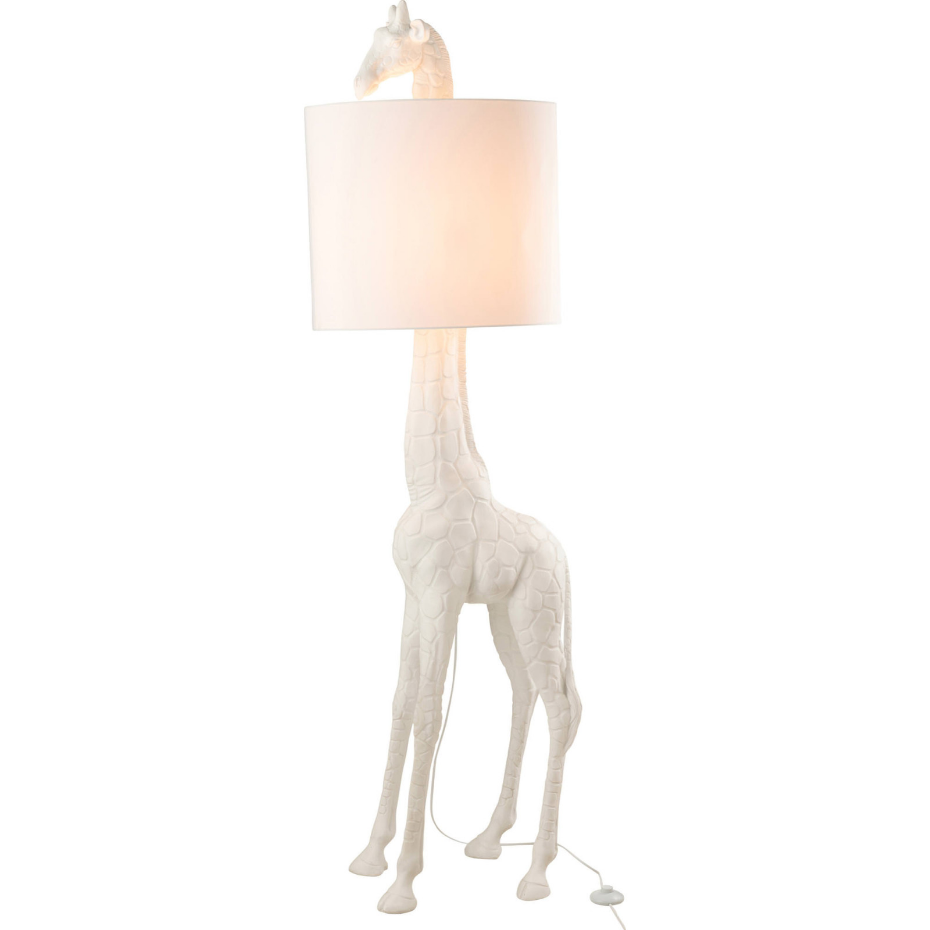 Lampe girafe en résine design pour décoration intérieure