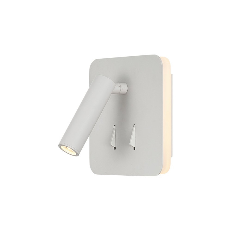 Applique Led Tête De Lit Blanche Cayman II