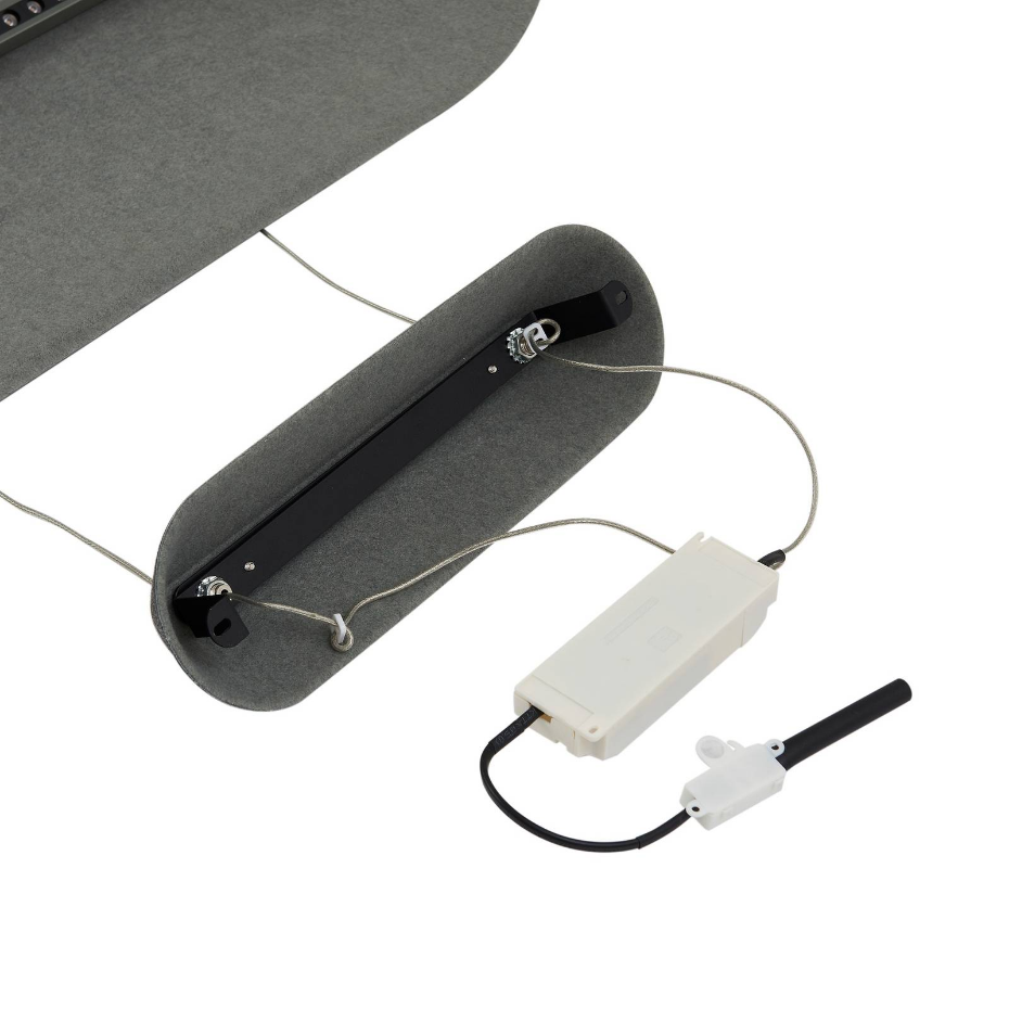 Suspension en textile moderneLED, Naelle