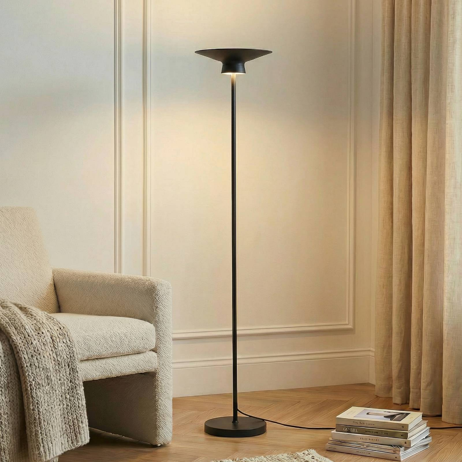 Lampadaire en métal moderneLED, Norvind