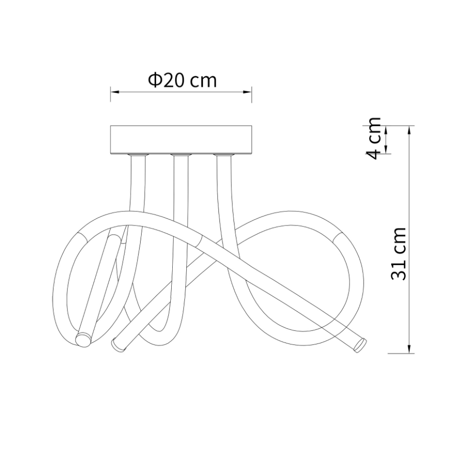 Plafonnier LED intégré, INSPIRE
