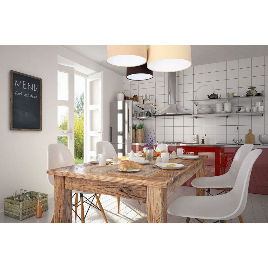 Plafonnier en tissu Trio