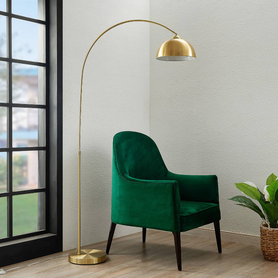 Lampadaire en métal moderne, Lennart
