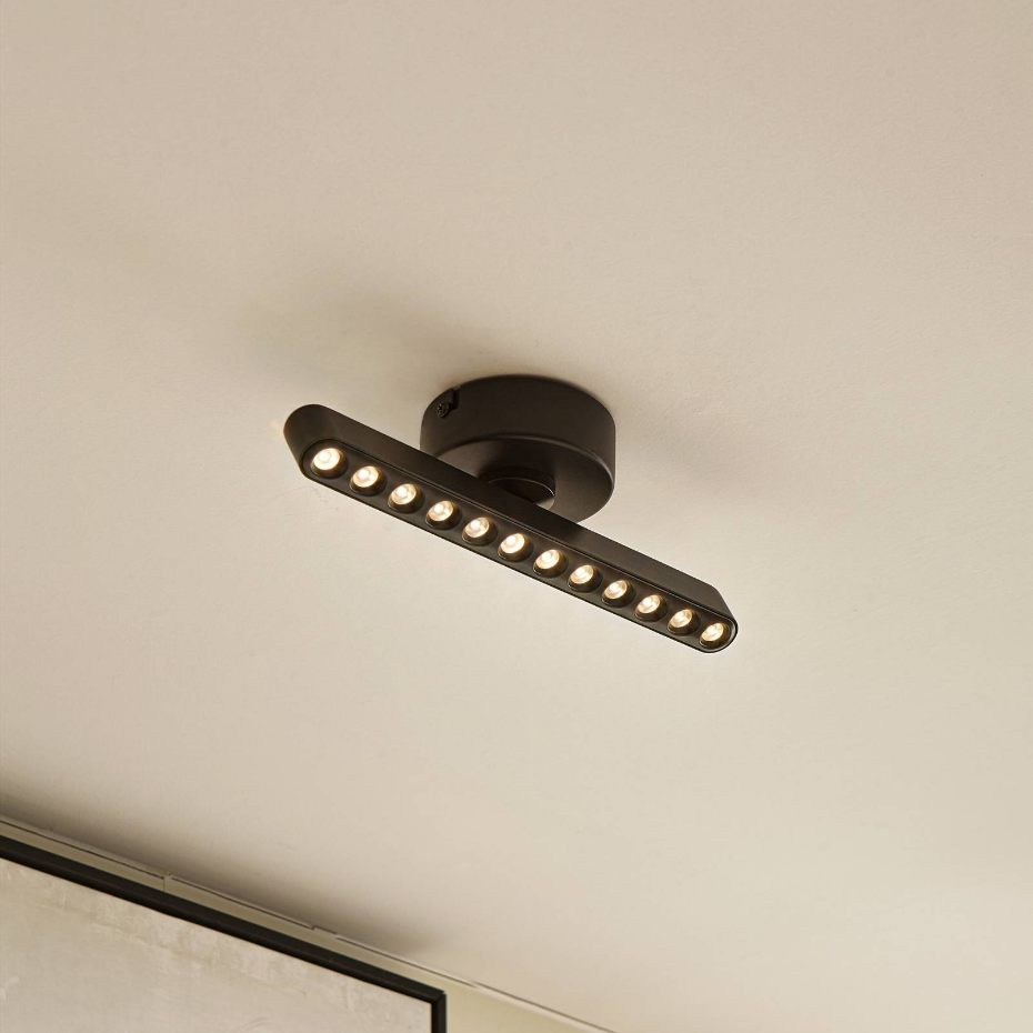 Plafonnier en métal moderneLED, Eldrin
