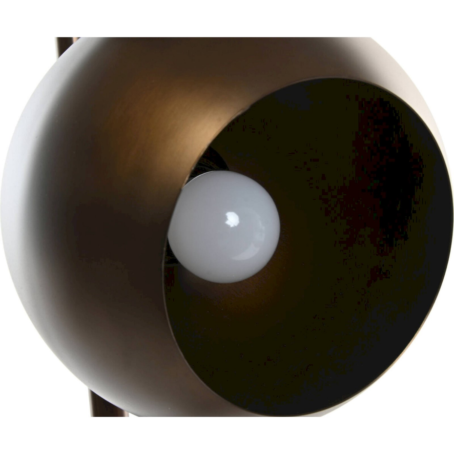Lampe de table ronde en acier et marbre style contemporain Item Home India Lamps 1c25